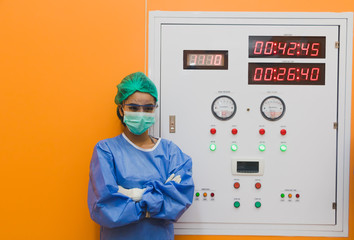Time for the surgeon used in surgery patients