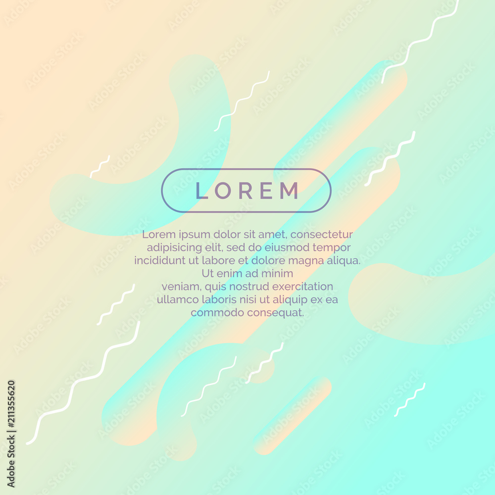 Poster abstract geometric background with triangles in minimalistic style.