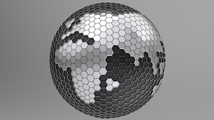 Hexagon Planet Earth