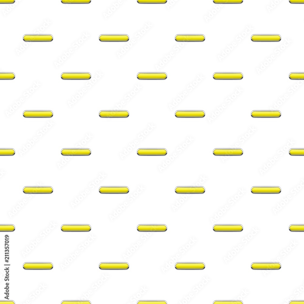 Poster citron rectangular button pattern seamless repeat in cartoon style vector illustration