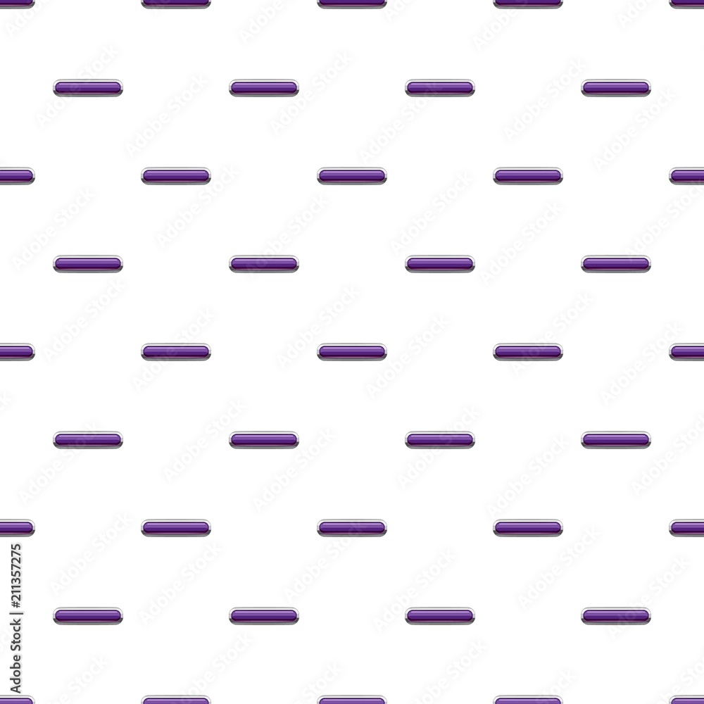 Poster violet rectangular button pattern seamless repeat in cartoon style vector illustration