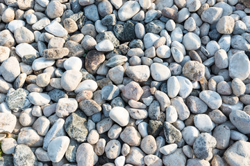 Texture of river stones