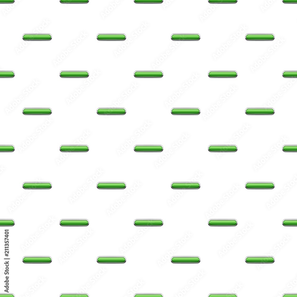 Poster light green rectangular button pattern seamless repeat in cartoon style vector illustration