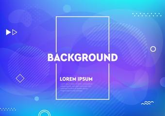 Fototapeta premium Abstract liquid colors background. Fluid shapes vector trendy gradients. Colorful graphic illustration. Geometric background molecule communication.