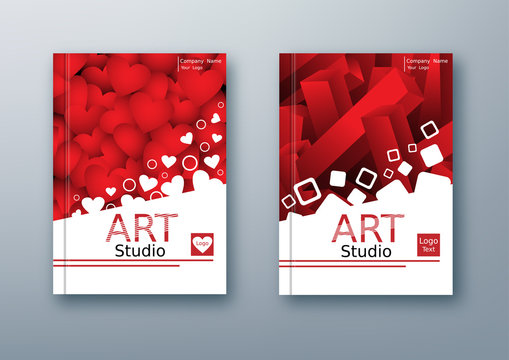 Brochure template layout design.Book, textbook, vector
