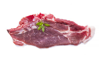bristle chops isolated on white