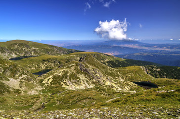 Beautiful landscape in the high mountain