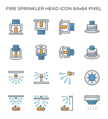 fire sprinkler icon