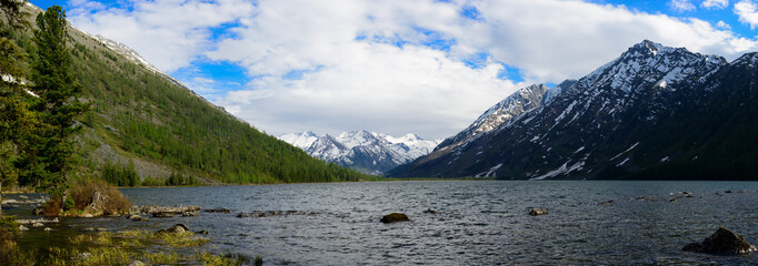 Panorama of middle Multa lake