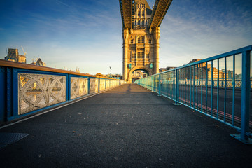 Tower Bridge in the morning. London. England 