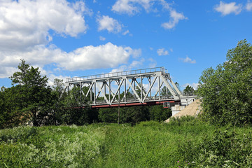 Obraz premium bridge in the forest