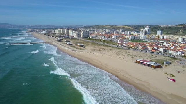 Costa da Caparica is one of the best beaches near the capital of Portugal