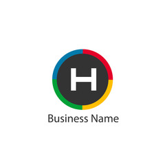 Letter H Logo Template Design
