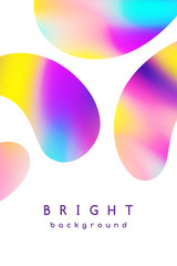 booklet cover template, bright blurred background