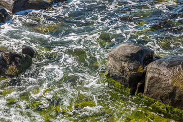 Rocks in the sea