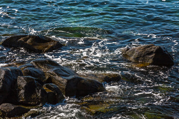 Rocks in the sea