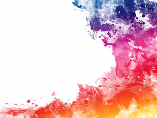 Colorful Abstract Artistic Watercolor