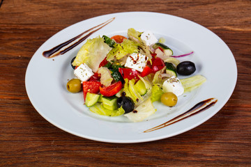 Traditional Greek salad