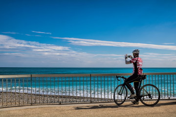 Fototapeta premium Südfrankreich, Menton Strand