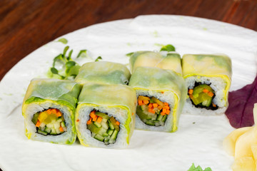 Japanese vegan roll