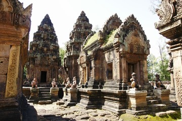 Religious temples in Cambodia of Angkor Wat