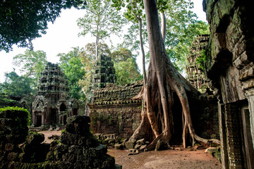 Religious temples in Cambodia of Angkor Wat