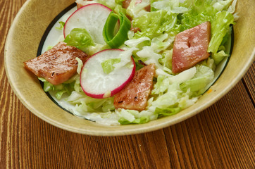 Warmer Speckkrautsalat