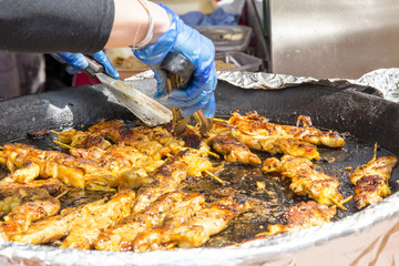 Sticky Asian Chicken Skewers
