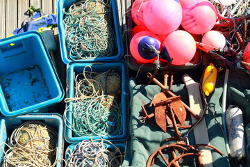 fishing paraphernalia 