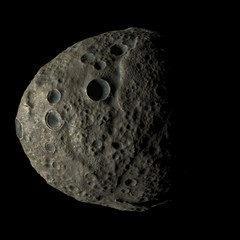 Psyche asteroid, 3d rendering