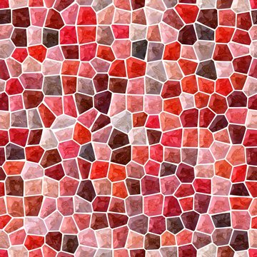 surface floor marble mosaic pattern seamless background with white grout - mohogany, maroon, peach, brown, orange and red color