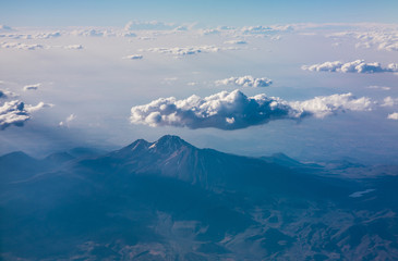 mountain aerial view