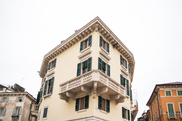 Fototapeta na wymiar Verona Italian architecture