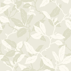 Elegance seamless leaves pattern