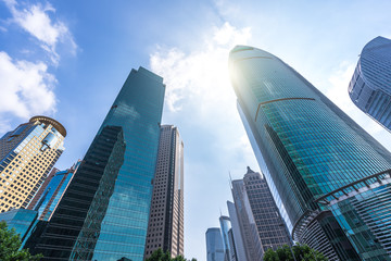 Obraz premium modern office building in urban