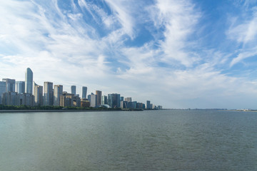 Obraz premium panoramic city skyline