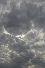 Clouds in the sky.