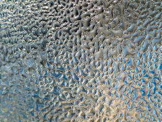abstract texture made of condensation water drops 