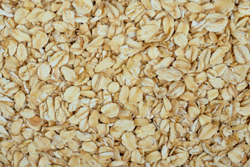 texture of oatmeal close-up for background