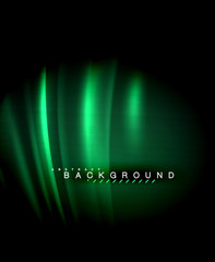 Neon glowing techno lines, hi-tech futuristic abstract background template with square shapes