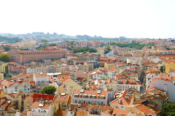 Fototapeta na wymiar Panoramic view of Lisbon, Portugal, Europe