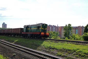 Obraz premium locomotives in operation