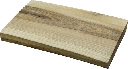 stylowa deska do krojenia drewniana na białym tle