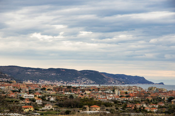 View of the city.