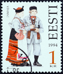 Traditional clothing from Jamaja (Estonia 1994)