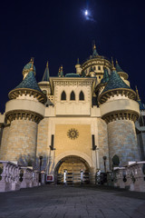 Sazova Park or Science Art and Culture Park view in Eskisehir. Eskisehir is a modern city in center of Anatolia.
