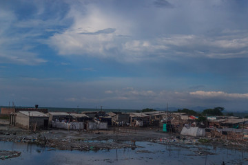 Village in colombian countryside