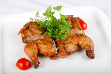 Roasted chicken