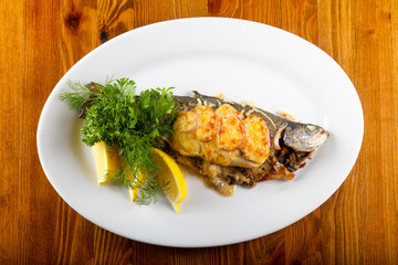 Stuffed trout