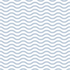 Pattern chevron stripe seamless design for wallpaper, fabric print and wrap paper. Horizontal blue stripes.
